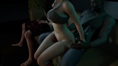 Getting fucked next to husband. - 7 image