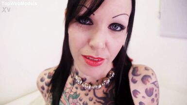 VINYL VIXON Big Dick POV Blowjob and Cum Load Swallow