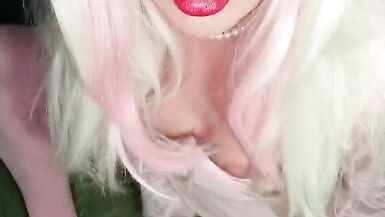 Pink trans puffy nipples cum - 11 image