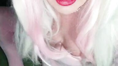 Pink trans puffy nipples cum - 12 image