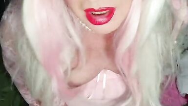 Pink trans puffy nipples cum - 6 image