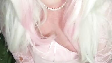 Pink trans puffy nipples cum - 8 image