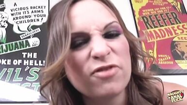Horny Brunette Wants to Be Anal Smashed and Opens Her Hole for a Big Cock - 1 image