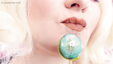 Asmr Video: Lipstick, Mesh Gloves and Lollipop (arya Grander) - 10 image