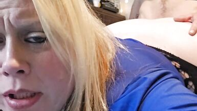 Sexy milf in lingerie gets pleased by her man - 14 image