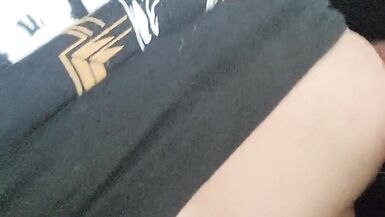 Clit Rubbing Orgasm in the car wash