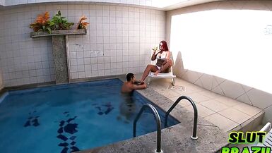 Hot Mature Fucked by the Pool - 2 image