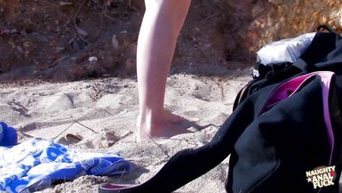 After Meeting a Man on the Beach the MILF Shares an Anal Adventure With Him - 4 image
