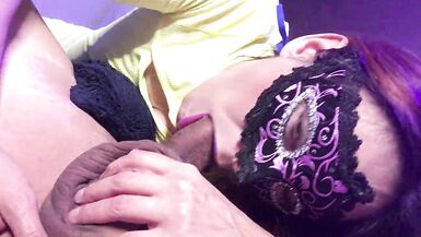 I was horny and he was not... until I showed up dressing slutty and grabbed his cock with my lips - 4 image