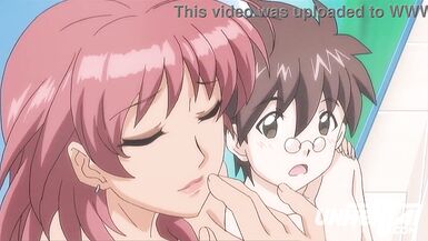 Мачеха соблазняет маленького пасынка своей огромной грудью | Uncensored Hentai [Exclusive] - 7 image