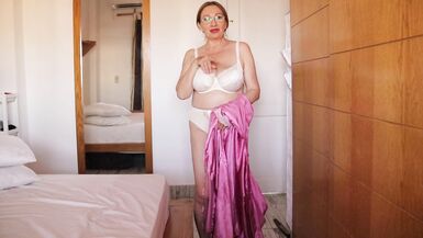 Granny breeding. Family taboo role-play by MariaOld busty mature milf. - 3 image