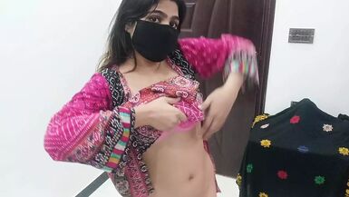 Pakistani College Girl Nude Mujra Strip Tease On Live Video Call - 1 image