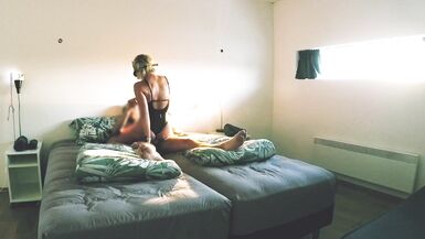 Fucked with 2 real orgasms during a ride at the Hotel Marziano - 14 image