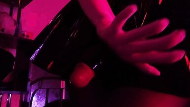 Femdom Mistress Eva Latex Dominatrix Sexy Fetish Big Ass MILF Solo Strap Kink Vinyl Pvc - 13 image