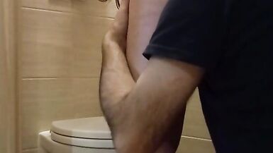 MILF Ass worship in the toilet - 10 image