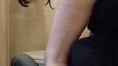 MILF Ass worship in the toilet - 14 image
