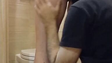 MILF Ass worship in the toilet - 5 image