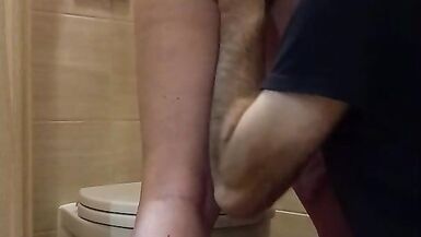 MILF Ass worship in the toilet - 7 image