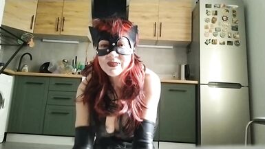 rubber toy pumping out of huge pussy - 2 image