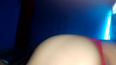 Raspando mi verga en su panocha