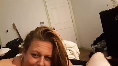 Sexy Amateur deepthroat blowjob - 1 image