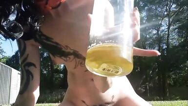 Goth Golden Hour - Outdoor Squirting