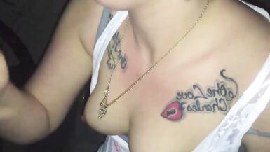 amateur blonde milf sucking big cock in car - 11 image