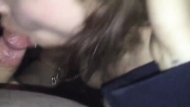 amateur blonde milf sucking big cock in car - 4 image