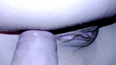 Use your cock as a paint brush and help me reach orgasm - I did this and see how much cum I left on her pussy - 2 image