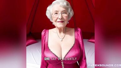 [GRANNY Story] GILF's Night to Remember: Double Penetration in the Tent with two BBCs - 10 image