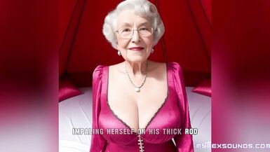 [GRANNY Story] GILF's Night to Remember: Double Penetration in the Tent with two BBCs - 13 image