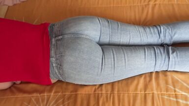 I hit stepmom's ass hard with my cock and cum in her big ass, she loves cum - 2 image