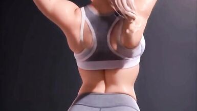 Hot girl wanting cock in pussy - 3D animation - 10 image