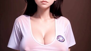 Hot girl wanting cock in pussy - 3D animation - 3 image