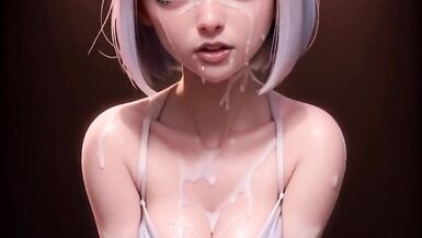 Hot girl wanting cock in pussy - 3D animation - 5 image