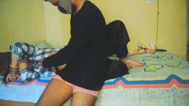 Step-sister Fucked with horney step-brother for roleplay night mood. - 2 image