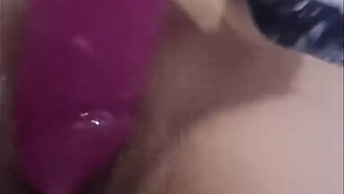 Whore stepmom masturbates her clit with her fingers and puts a dildo in her pussy - 1 image