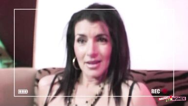 Instead of a game show they strip the milf and have group sex with anal - 5 image