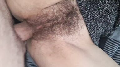 Horny wife jerked off my dick on her dress - 12 image