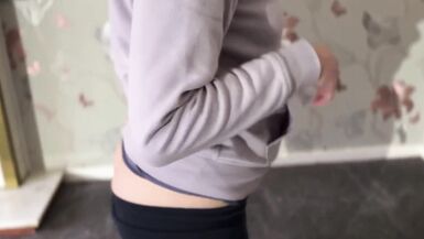 Sexy cleaner makes me horny while hoovering my carpet. She enjoyed let me fuck her wet tiny pussy - 2 image