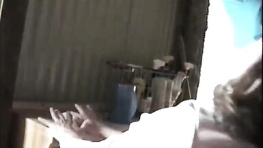 Wife fucking in the shed and her husband films - 12 image