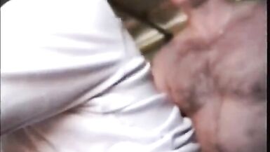 Wife fucking in the shed and her husband films - 8 image