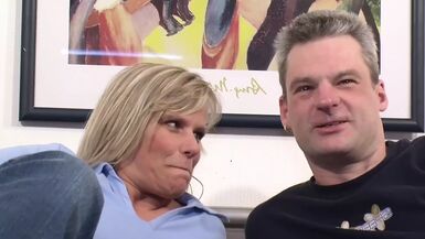 Susi wants 2 cocks and doesn't dare in front of her man - 1 image