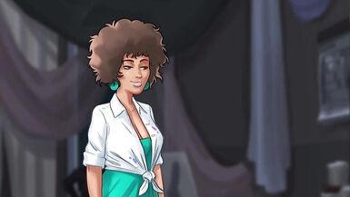 夏日传奇 - 苗条黑檀与白种梭哈大干一场，被白种人的鸡巴弄得浑身湿透 - 罗斯小姐性爱场景 - 12 image