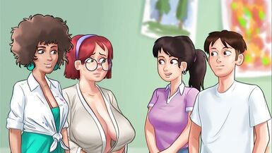 夏日传奇 - 苗条黑檀与白种梭哈大干一场，被白种人的鸡巴弄得浑身湿透 - 罗斯小姐性爱场景 - 2 image