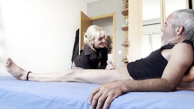 I TOOK OUT MY DICK TO MASTURBATE AND MY STEP-SISTER CAME INTO THE ROOM - 2 image