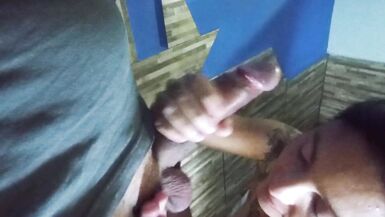 Lick and blowjob from just balls until it cums delicious - 8 image