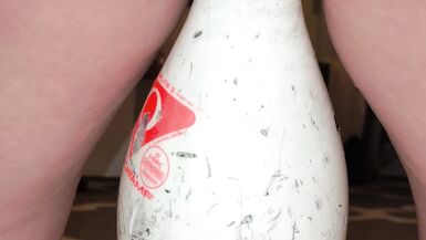 Bowling pin fucked for squirting - 10 image