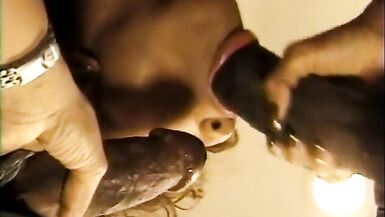 Randy cock sucking anal chick gets fucked and gives two guys head - 5 image