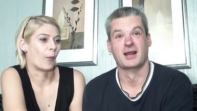 He also likes to blow a cock, the wife doesn't care, the main thing is that she gets fucked by 2 guys